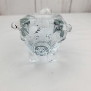 Kosta Boda Glass Pig Bertil‎ Vallien Scandinavian Art Swedish Vtg Candle Holder